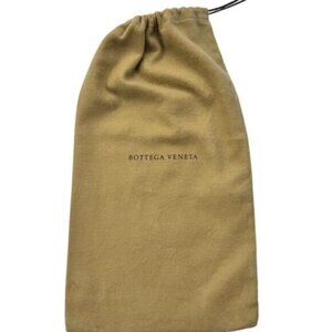 Bottega Veneta Brown Flannel Drawstring Logo Purse Dust Bag Small‎ 15.5 x 8.5 in